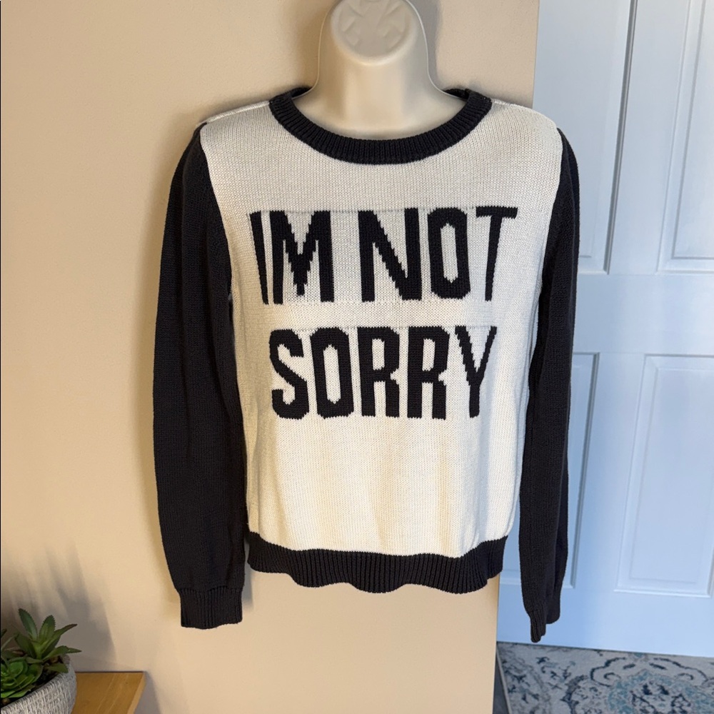 Rewind I’m Not Sorry sweater